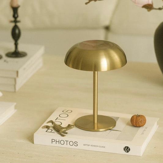 Touch Table Lamp with Gold Finish and LED Light 18 cm, SK850