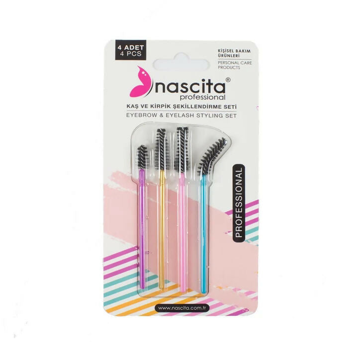 Nascita Eyebrow & Eyelash Styling Brush Set Pack of 4