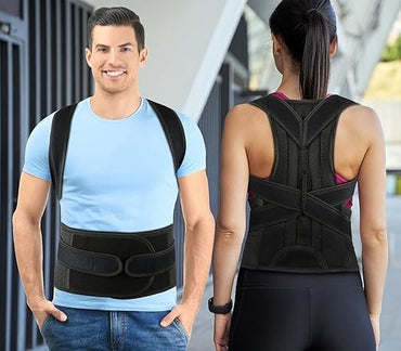 OrthoLife, Posture Corrector For Men And Women - Back Brace Full Back Support Straightener For Hunchback - Upper And Lower Lumbar Back Corrector To Relieve Back, Neck And Shoulder Pain