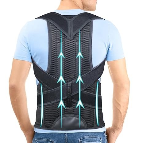 OrthoLife, Posture Corrector For Men And Women - Back Brace Full Back Support Straightener For Hunchback - Upper And Lower Lumbar Back Corrector To Relieve Back, Neck And Shoulder Pain