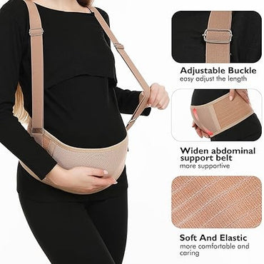 OrthoLife, Adjustable Maternity Belt Pregnancy Support - Belly Bands For Pregnant Women Suffer From Hip, Back, And Pelvic Pain During Pregnancy And Postpartum