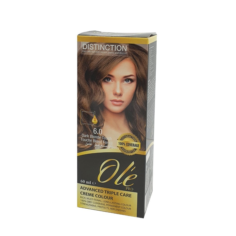 Ole, Kit Pro 60Ml No 6.0 Dark Blonde Touch