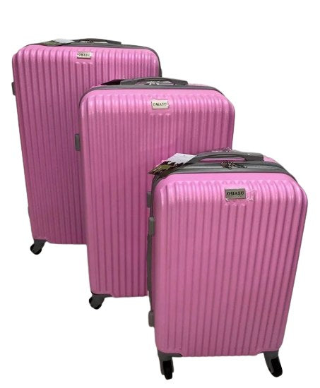 Omasu, Luggage Sets Expandable PC+ABS Durable Suitcase TSA Lock, Available in Different Colors