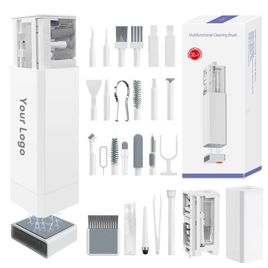 32 in 1 Multifunctional Laptop Headphones Keyboard Cleaner Kit Electronics Cleaning Kit Keyboard Cleaning Brush