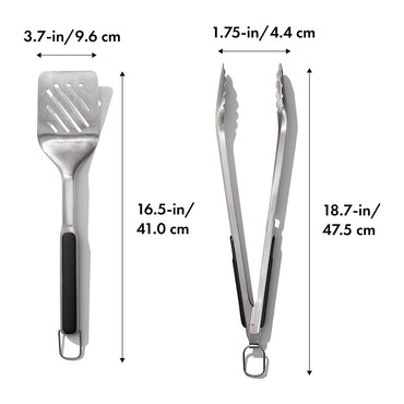 OXO Good Grips Grilling Turner and Tongs Set, OXO-11320200