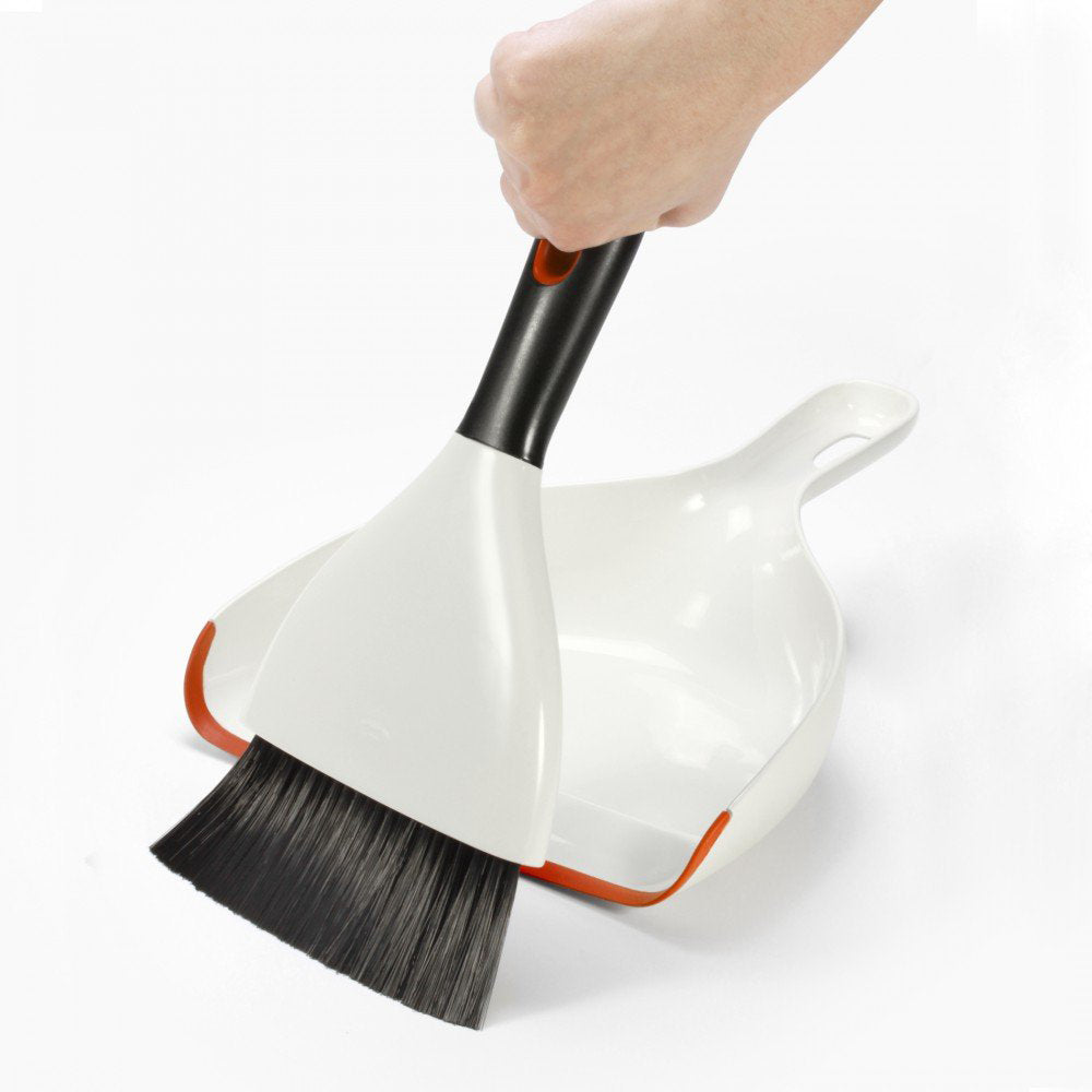 OXO Good Grips Dustpan and Brush, White, OXO-1334480