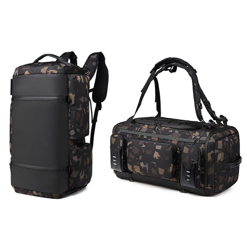 Ozuko, Crossfit Backpack Luxury Luggage Travel Bags Custom Spend The Night Duffle Bag Travel Gym Tactical Backpack, Available in Different Colors