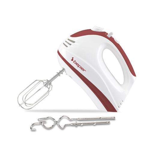 Beper Electric Whisk 300W, 5 Speeds, Turbo Function, 20cm Idel For Soft And Frothy Dough, P102SBA101