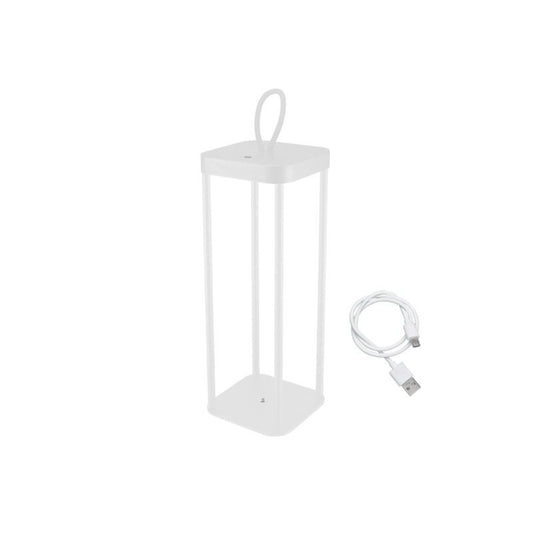 Beper Rechargeable LED Lantern For Outdoor And Indoor, Use, 25 Warm Light LEDs, USB Type-C Included Battery Life Up To 12 Hours, White, P207ILI101