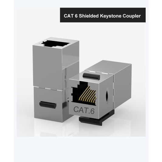 Conqueror, Cat 6 Female To Female Keystone Jack 8P8C Plug - P255