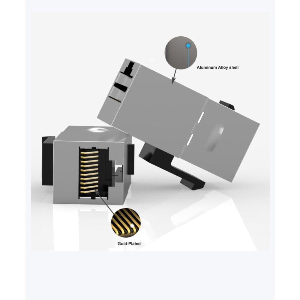 Conqueror, Cat 6 Female To Female Keystone Jack 8P8C Plug - P255