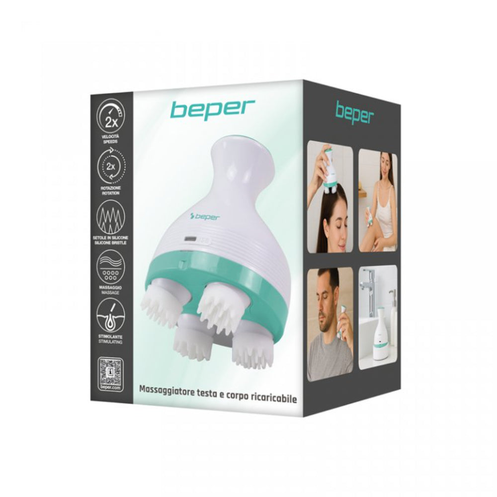 Beper Rechargeable Head And Body Massager, P302MAS150
