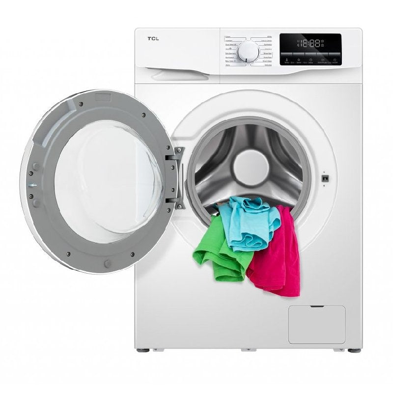 Tcl, Washer 7kg Font Load 1200rpm White Inverter