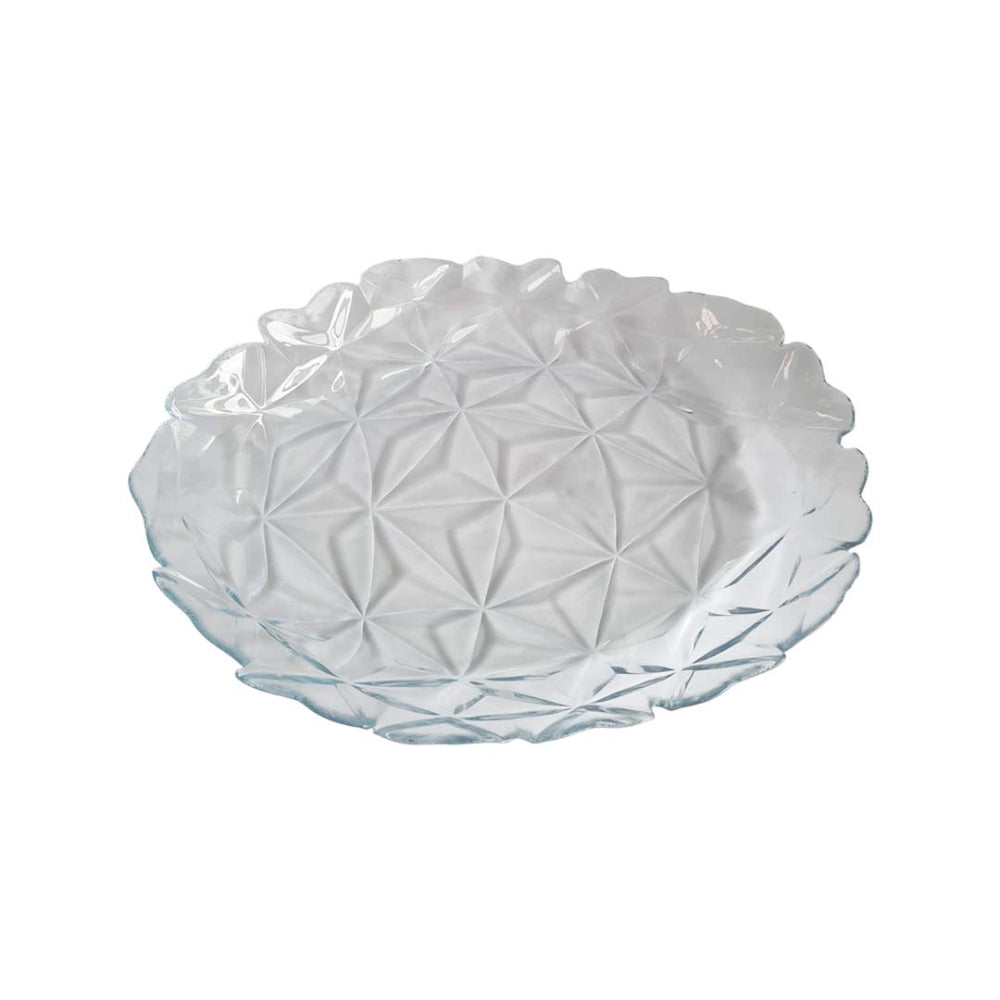Pasabahce Estrella Oval Transparent Plate, TUR-CEL10717