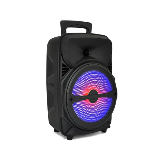 Soundtown LED 8-inch Portable Karaoke Bluetooth Party Speaker With Mic TL8019