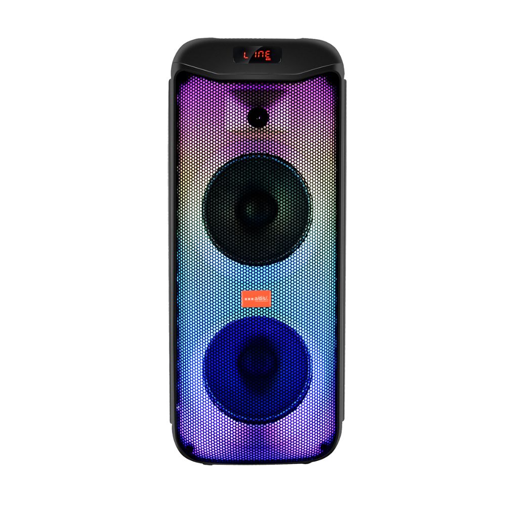 ADS Multimedia Bluetooth 2X 6 Inch Speaker with Fire Flame LED Light 250 Watt TFY206B.
