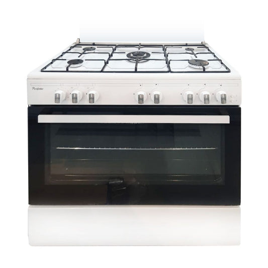 Perfetto, Oven, 5 Burners, Ignition, Giant 90Cm, White