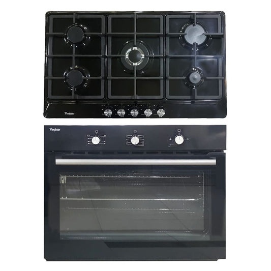 Perfetto, 90Cm Built-In Bundle Black