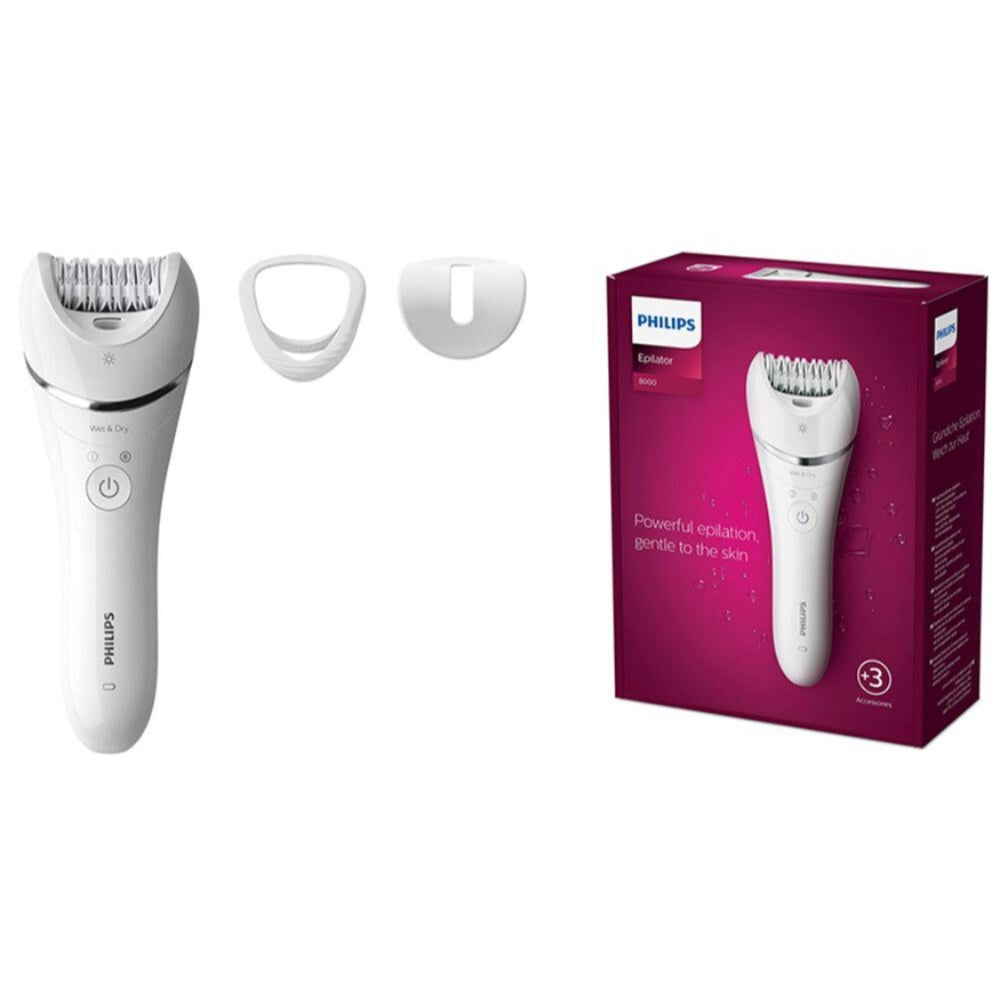 Philips, Cordless Epilator, Ceramic Disc, Wet & Dry (Philips Official Warranty)
