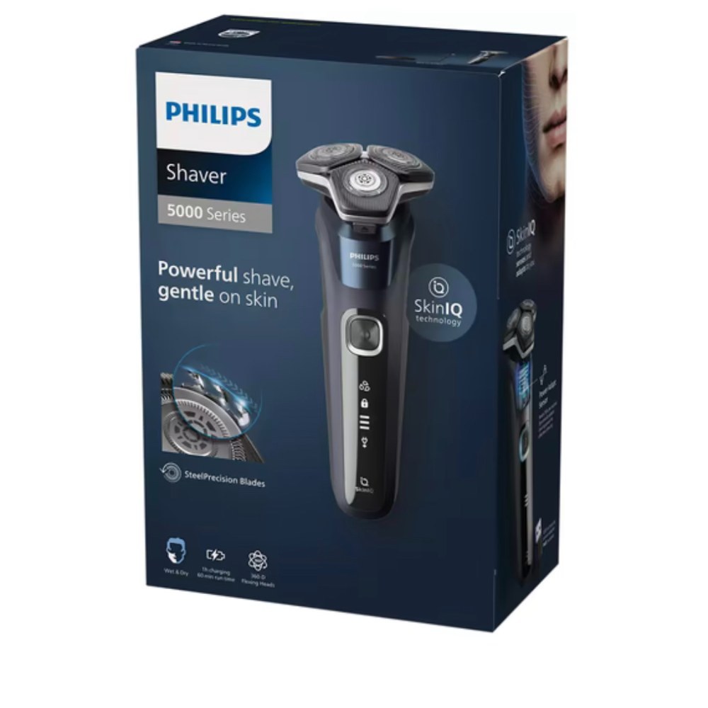 Philips, Cordless Shaver 360-D Flex Heads, Wet & Dry, Skiniq Technology (Philips Official Warranty)
