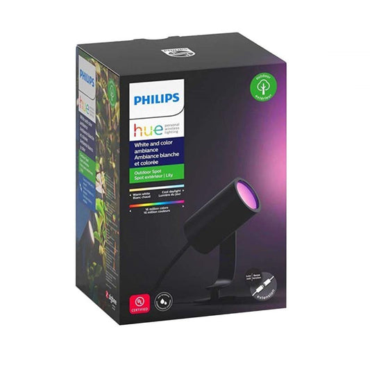 Philips, Lily Hue Ext. Spike Black 1X8W 24V