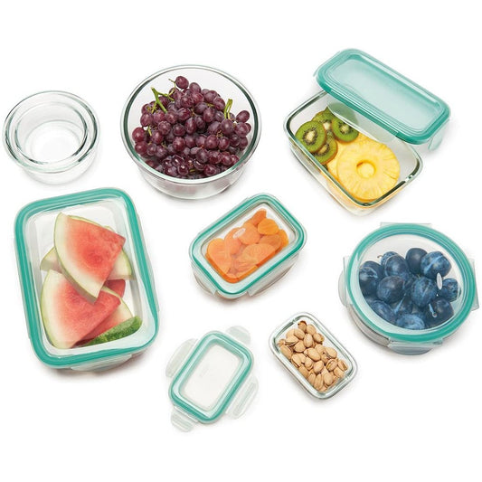 Phoenix, Smart Seal Glass Food Container Set Of 3 Pcs, Available in Different Sizes