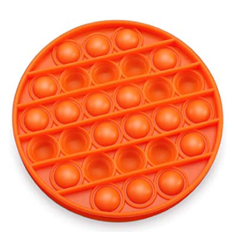 Cool Gift, Pop Bubble Sensory Fidget Toy, Orange, Available in Different Models