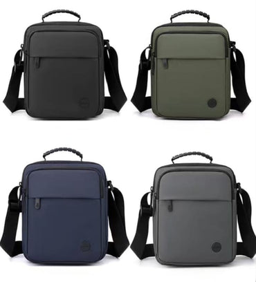 Poso, Shoulder Bag Nylon Crossbody Bag Waterproof Casual Black Messenger Bag For Work Travel, Available in Different Colors