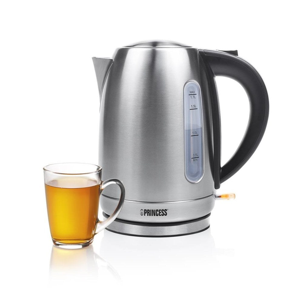 Princess, 236018 Stainless Steel Kettle 1.7L 2200W, Stainless