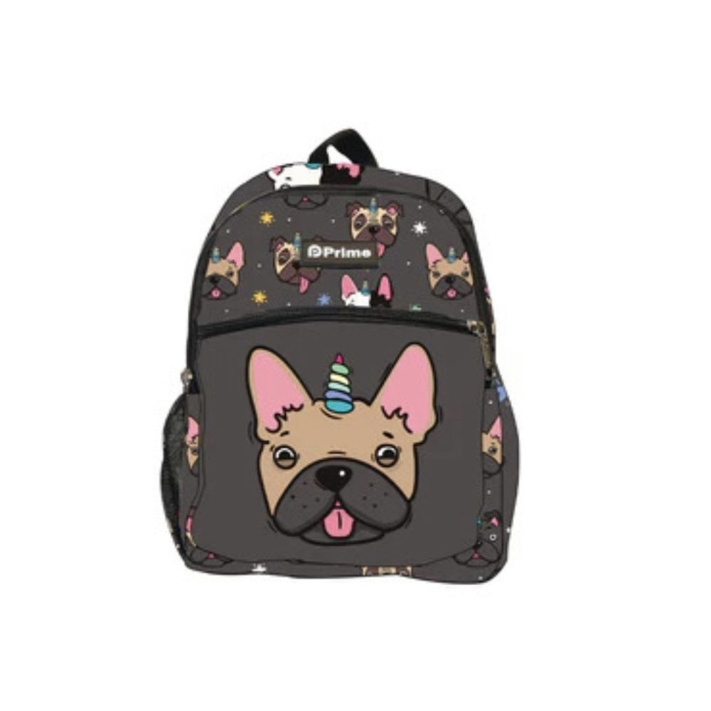 Primebag, Waterproof Backpack, Cartoon Animal Schoolbag For Kids, Lunch Box Carry Bag, Dog