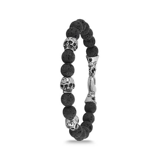 Polo Exchange, Men Stainless Steel Beads Adjustable