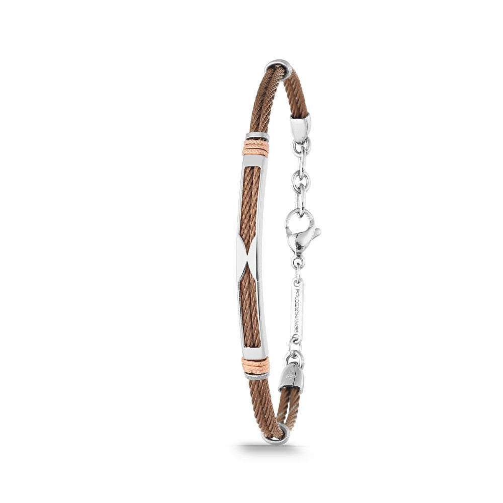 Polo Exchange, Man Steel Bracelet