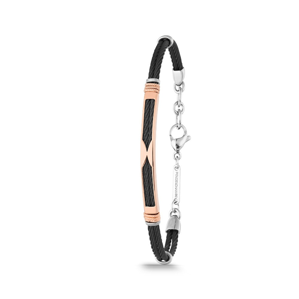 Polo Exchange, Man Steel Bracelet