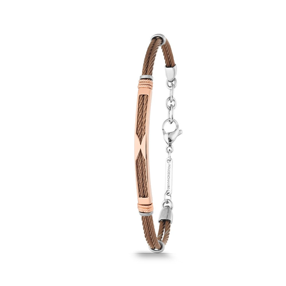 Polo Exchange, Man Steel Bracelet