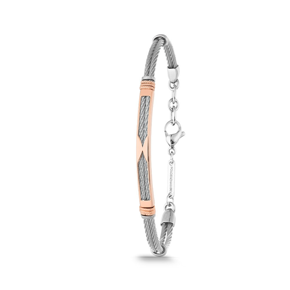 Polo Exchange, Man Steel Bracelet