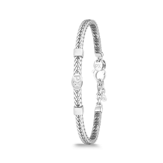 Polo Exchange, Man Silver Bracelet