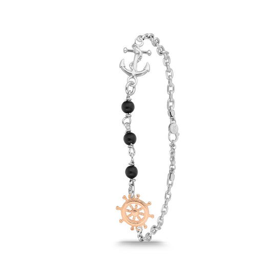 Polo Exchange, Man Silver Bracelet