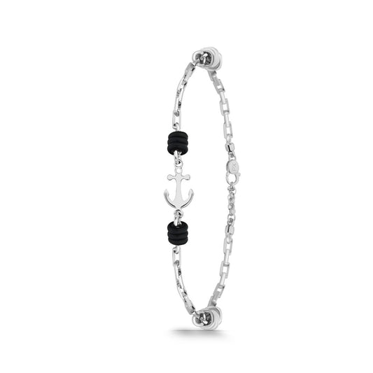 Polo Exchange, Man Silver Bracelet