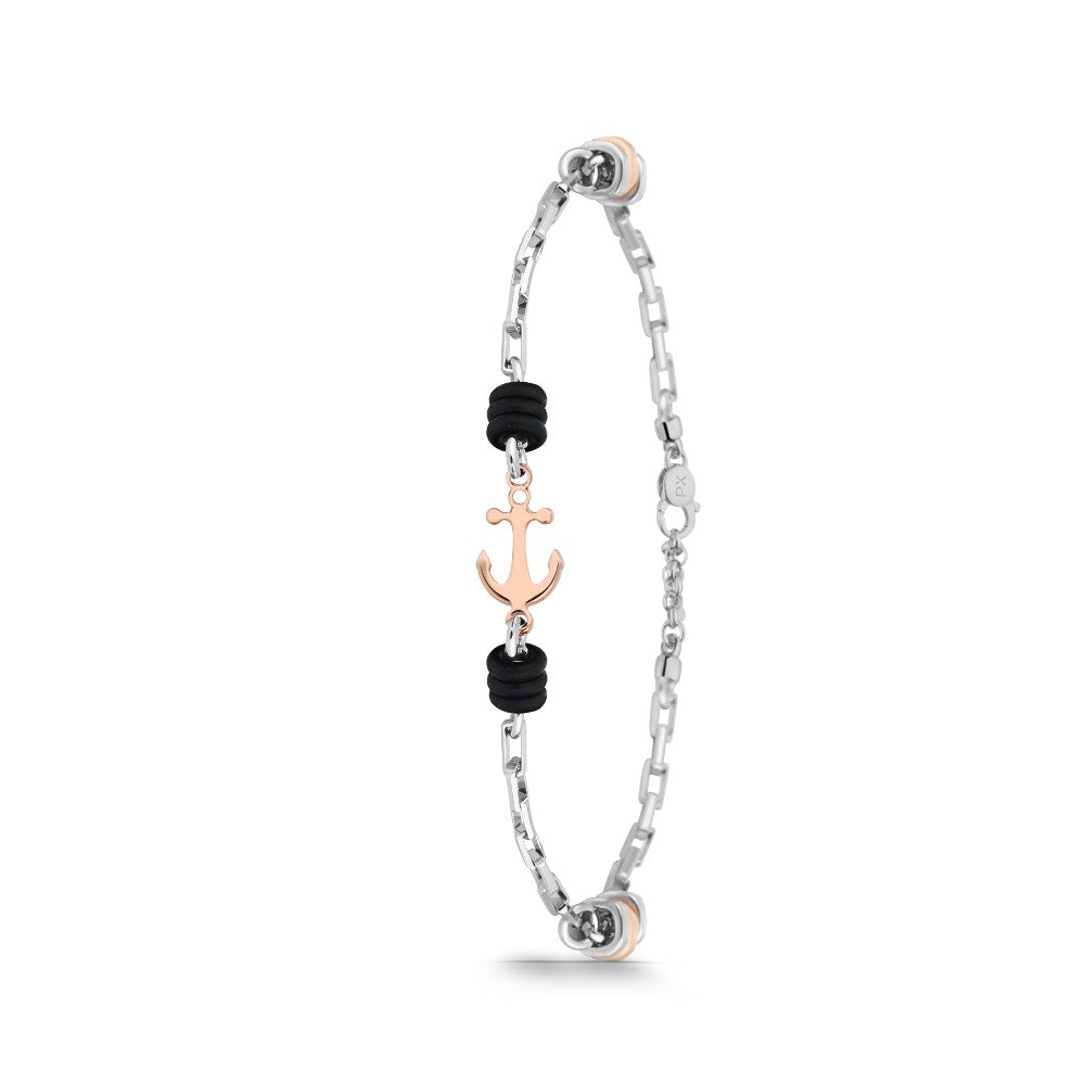 Polo Exchange, Man Silver Bracelet