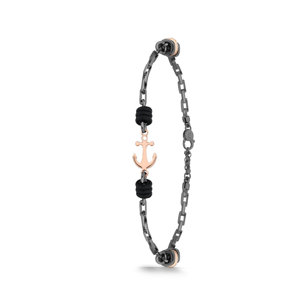 Polo Exchange, Man Silver Bracelet