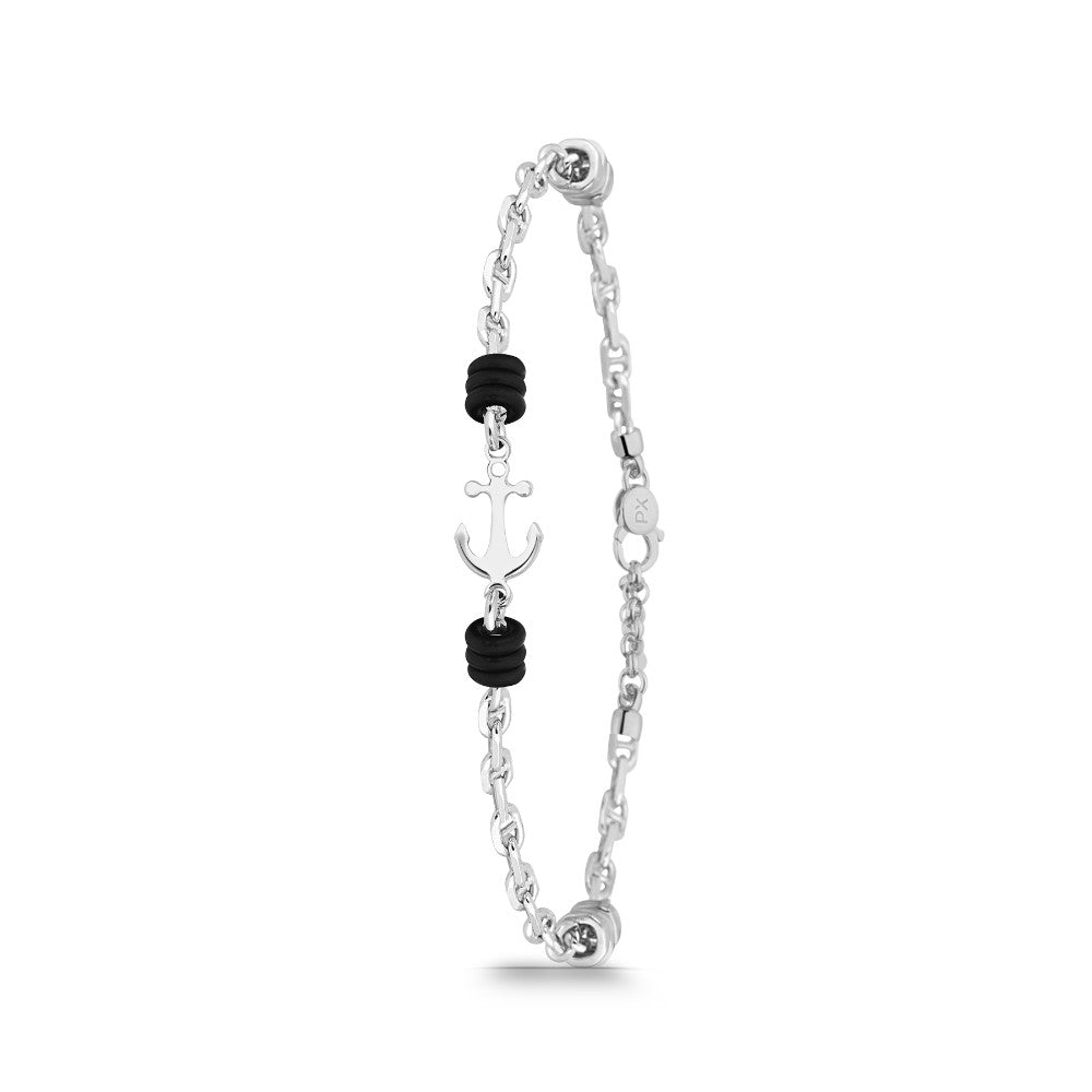 Polo Exchange, Man Silver Bracelet