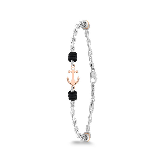 Polo Exchange, Man Silver Bracelet