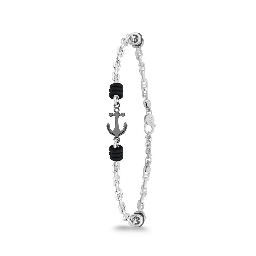 Polo Exchange, Man Silver Bracelet