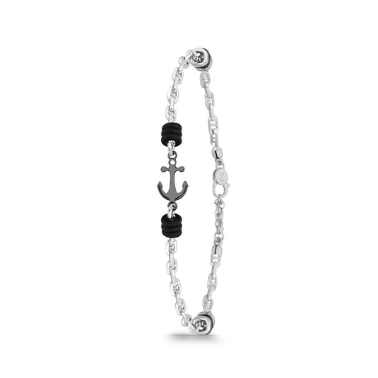 Polo Exchange, Man Silver Bracelet