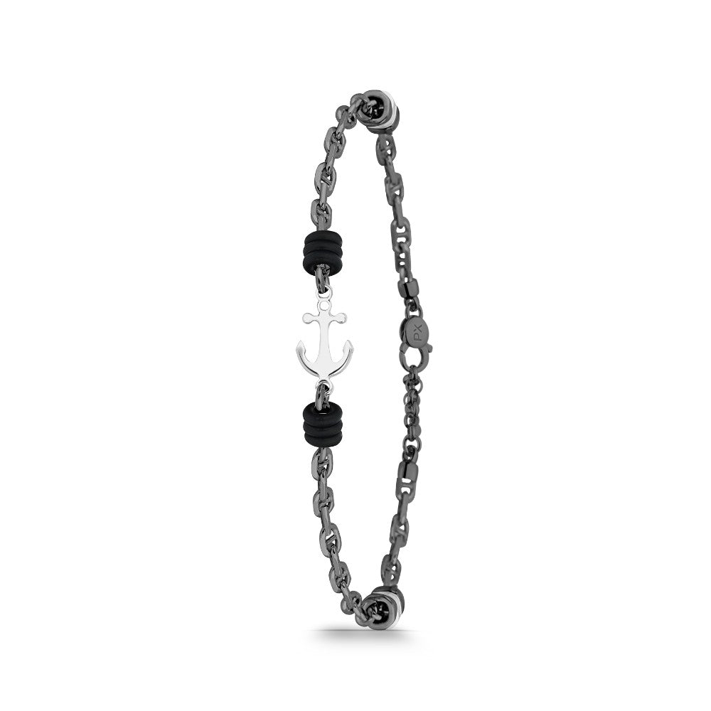 Polo Exchange, Man Silver Bracelet
