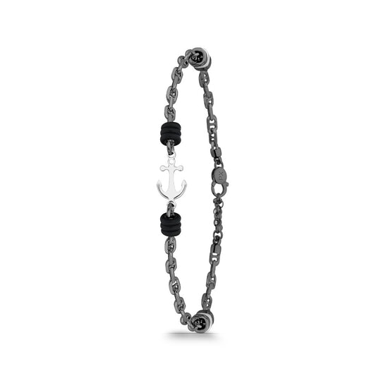 Polo Exchange, Man Silver Bracelet