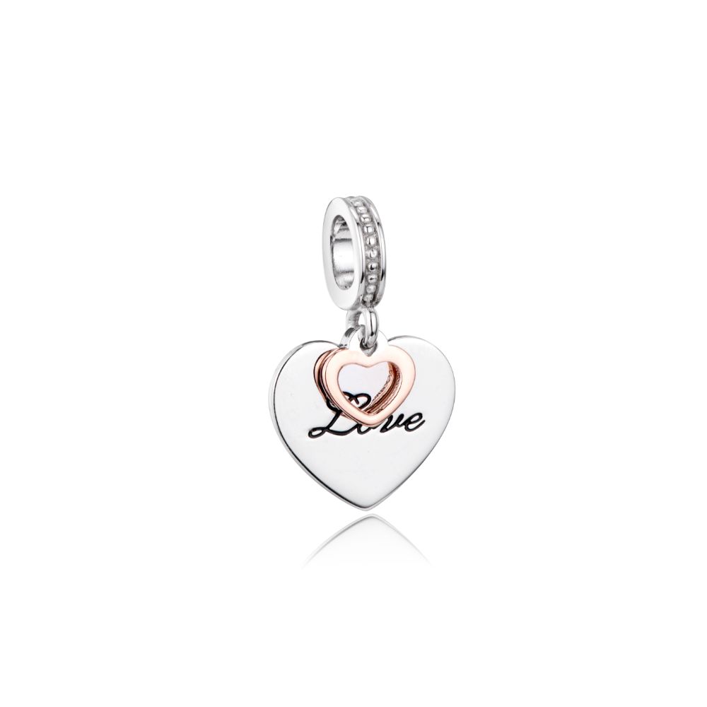 Polo Exchange, Woman Jewelries, Sterling Silver Heart Charm