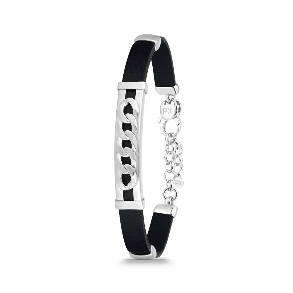 Polo Exchange, Man Silver Bracelet