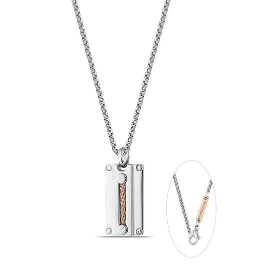 Polo Exchange, Man Steel Necklace