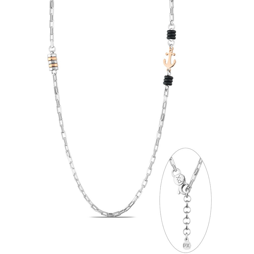 Polo Exchange, Man Silver Necklace